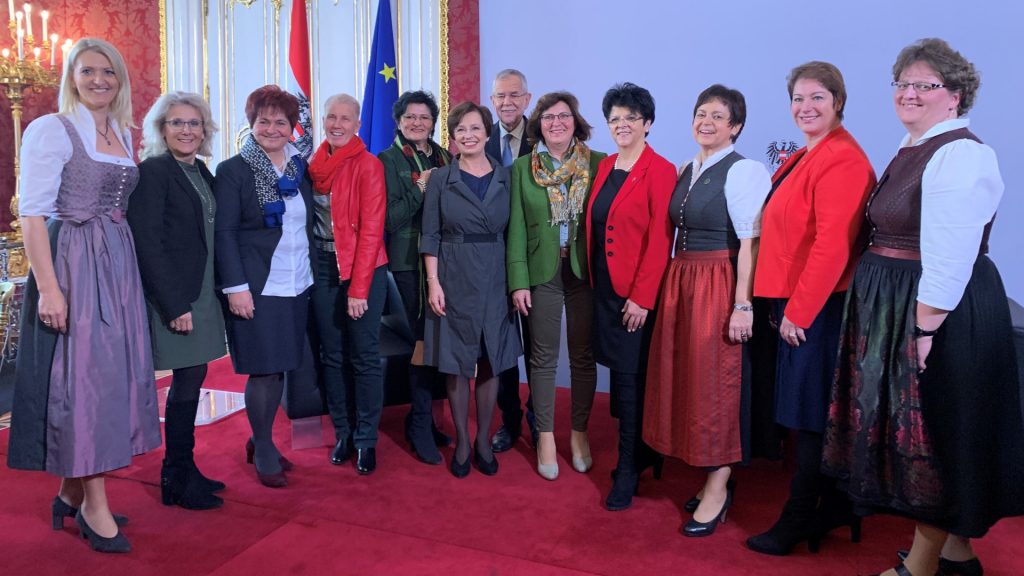 Steirische Bürgermeisterinnen beim Bundespräsidenten